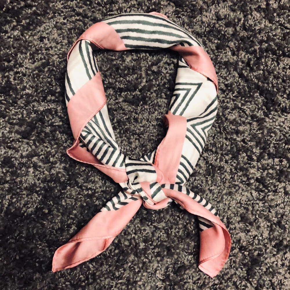 Silk Patterned Scarf Bandana